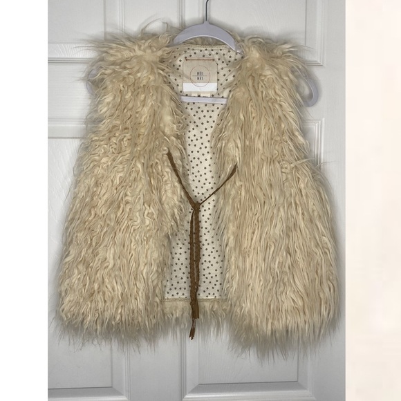 Anthropologie HEI HEI Faux Fur Vest Sz XS - Picture 2 of 9